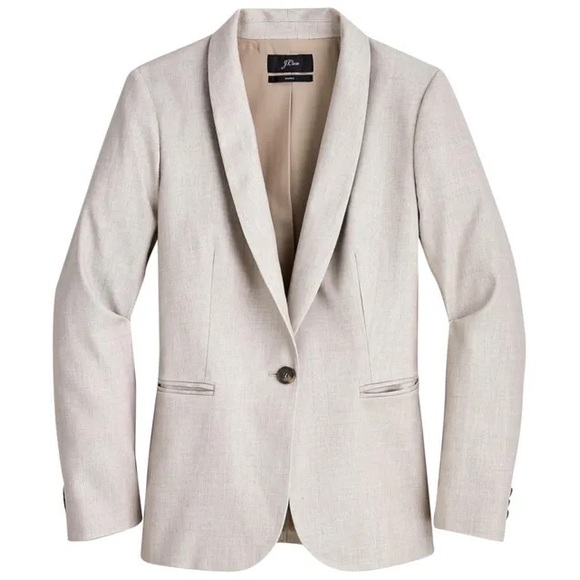 J.Crew Linen Blazer - Picture 2 of 7